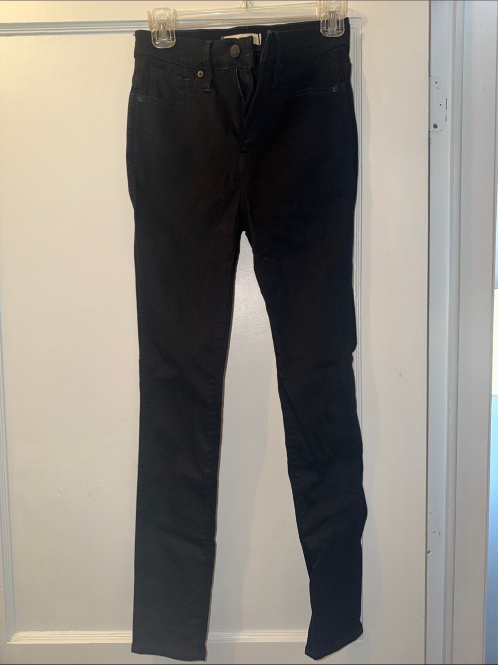 Madewell Black High-Rise Skinny Jeans - Classic Black
